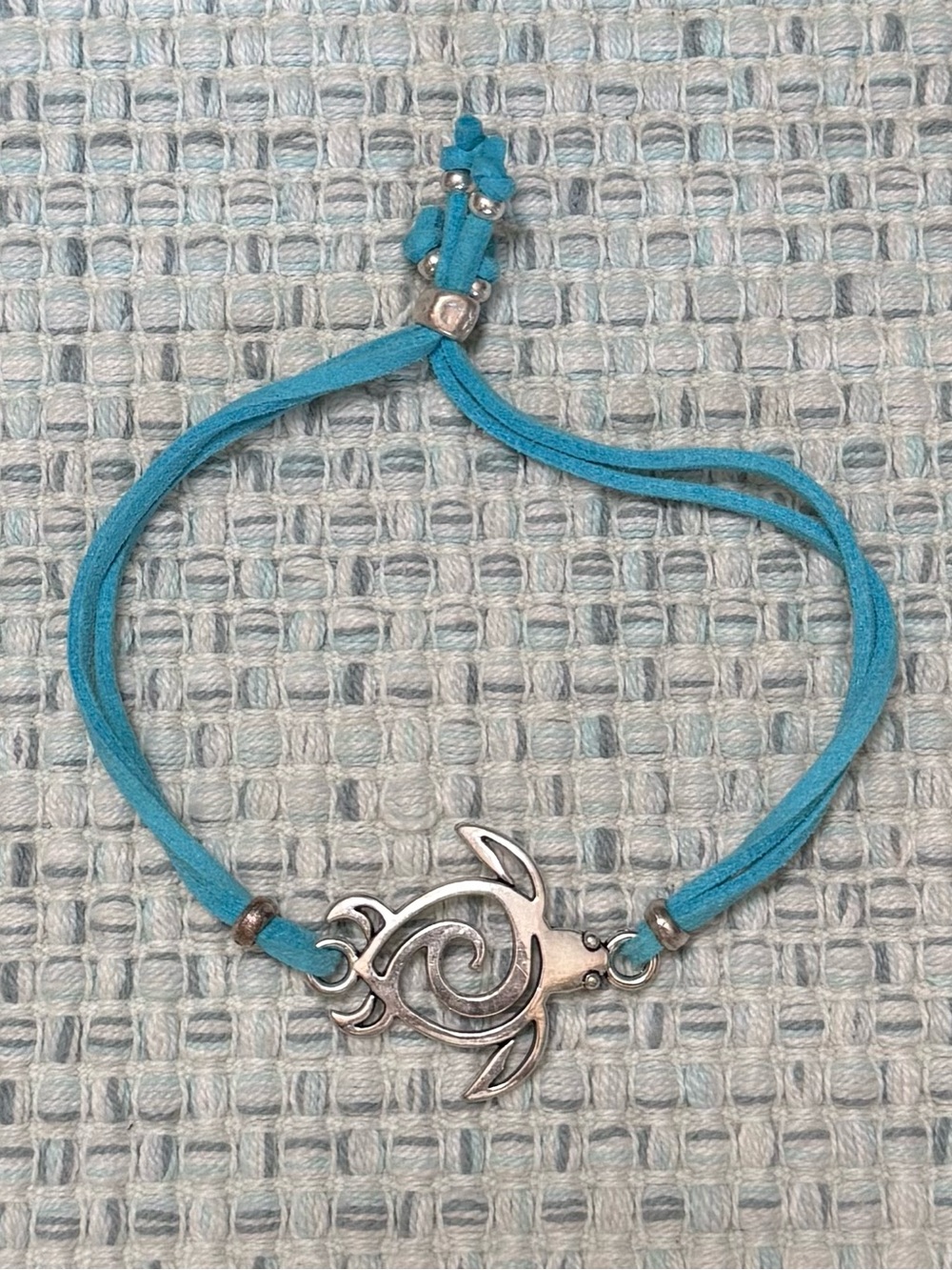 Turquoise Turtle Charm Adjustable Bracelet - Women Jewelry